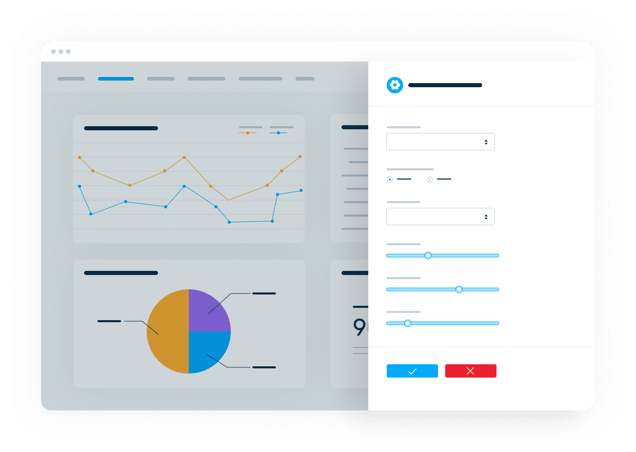 Dashboards configured for your business.